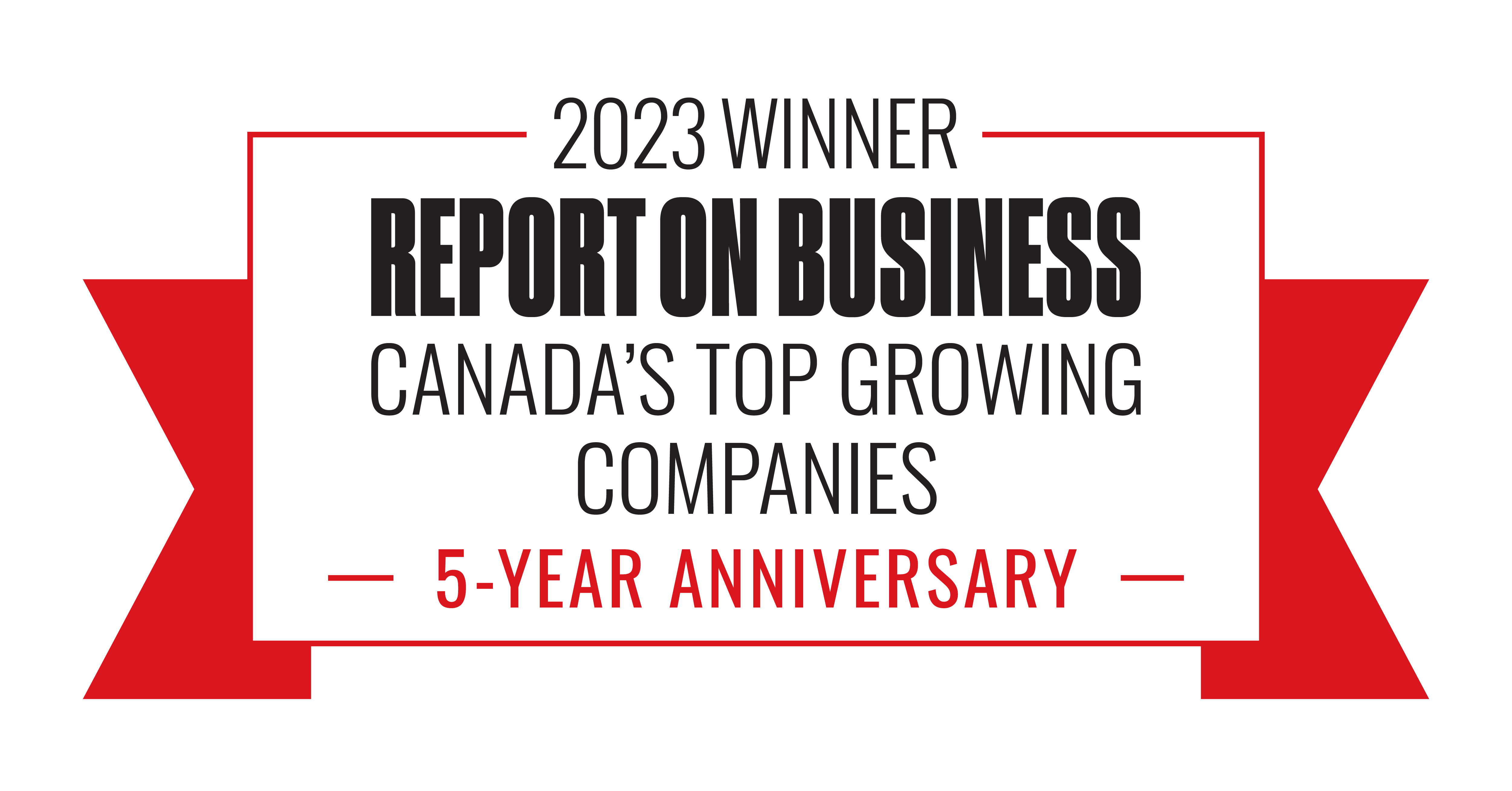Matrix HR: Places #130th on the Globe and Mail Canada's Top Growing Companies list for 2023